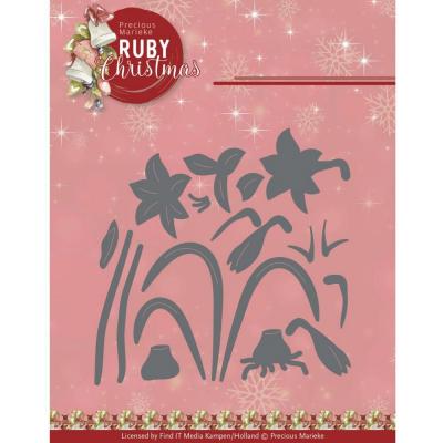 Find It Trading Precious Marieke Ruby Christmas - Ruby Amaryllis